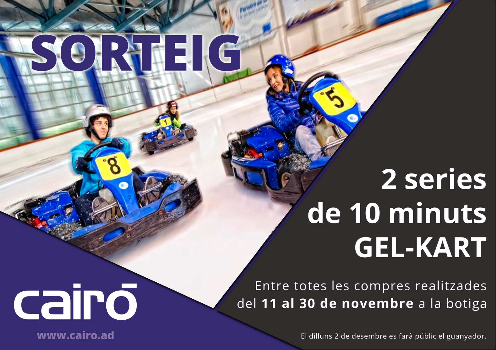 sorteig karting