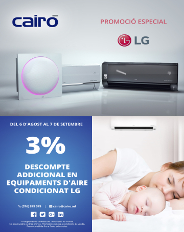 Promoció especial aires condicionats LG