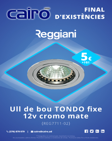 Final d'existències Reggiani