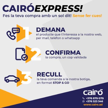 ¿Todavia no conoces CairóExpress? ¡La mejor forma para comprar sin hacer colas!