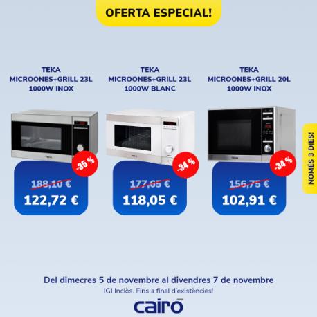 Oferta especial: Selección microondas Teka; tecnología y diseño para hacerte la vida más fácil en la cocina