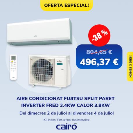Oferta especial: l’aire condicionat Fujitsu que transforma el teu estiu