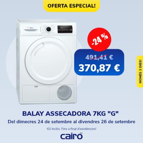 Oferta especial: la secadora práctica y eficiente de Balay que cuida tu ropa