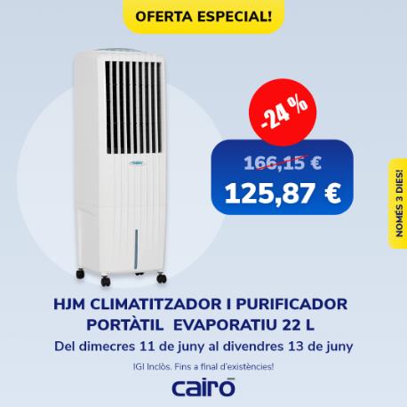 Mantén la calor a ratlla amb l’oferta especial del climatitzador evaporatiu HJM