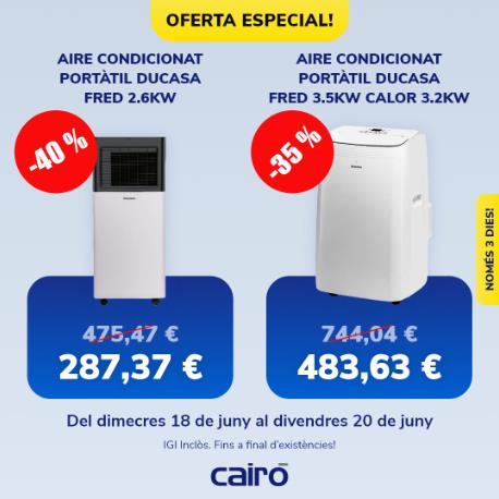 Ofertas refrescantes en aire acondicionado portátil Ducasa
