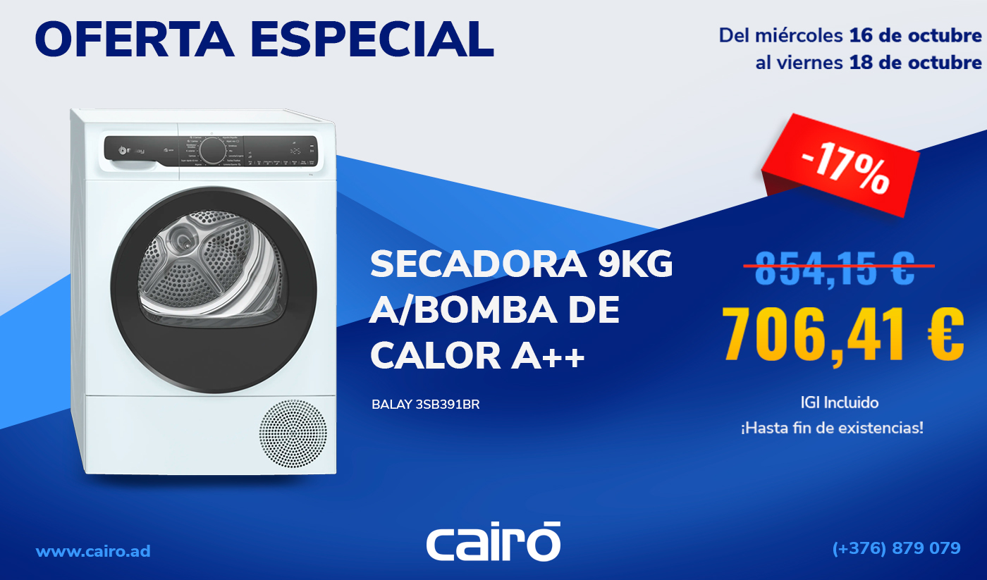 Oferta semanal secadora