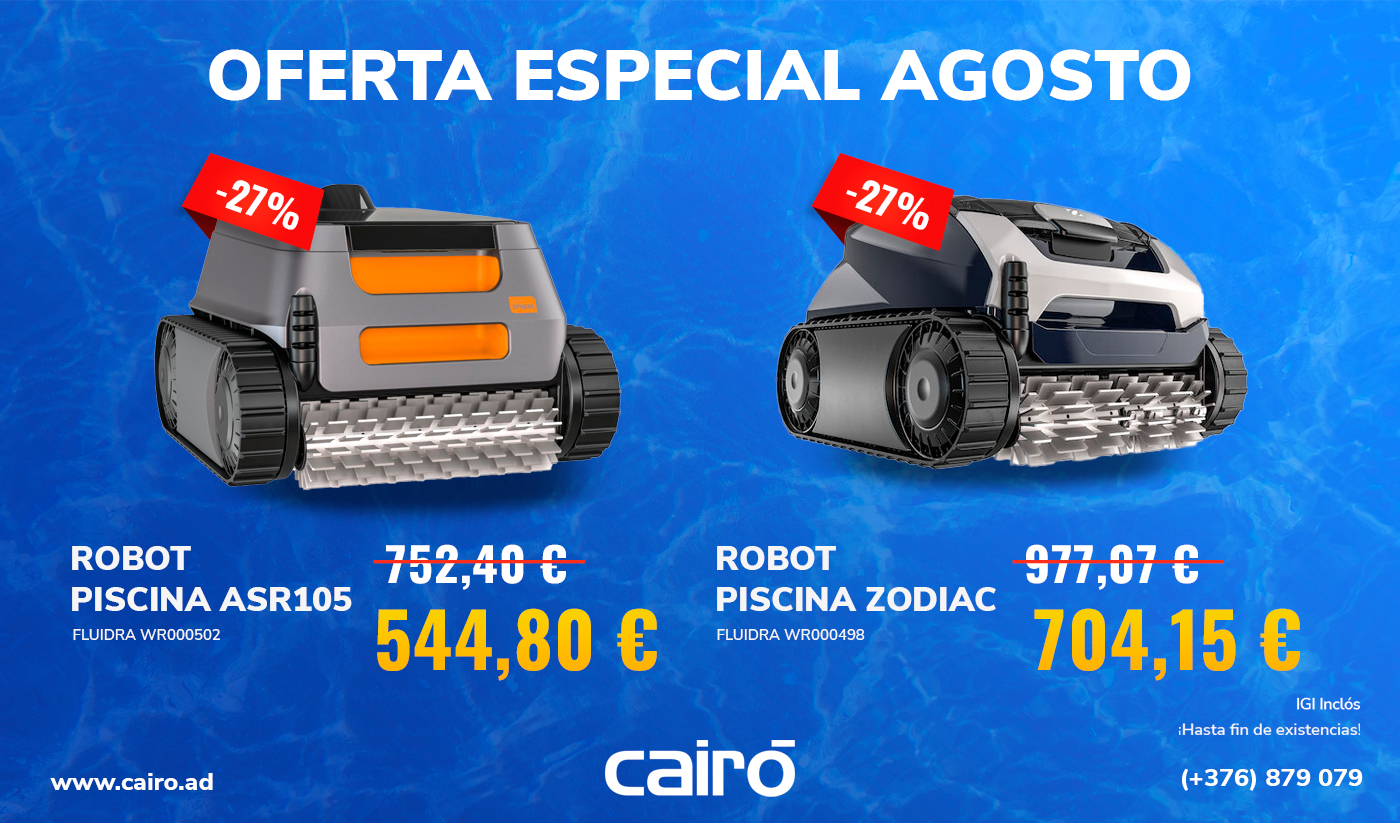 oferta especial robot piscina