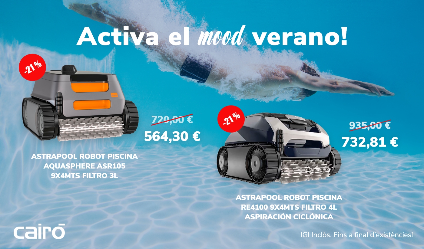Robots limpiadores de piscina