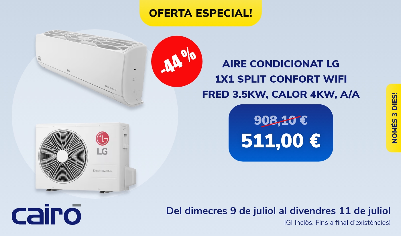 Oferta especial: Aire Condicionat LG