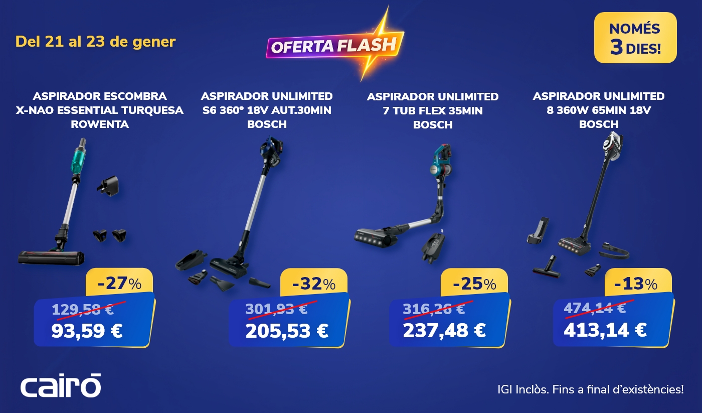 Aspiradors en oferta