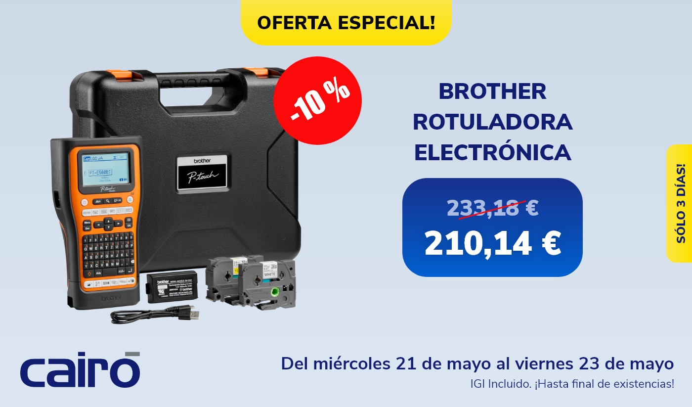 Oferta Especial: BROTHER ROTULADORA ELECTRONICA  