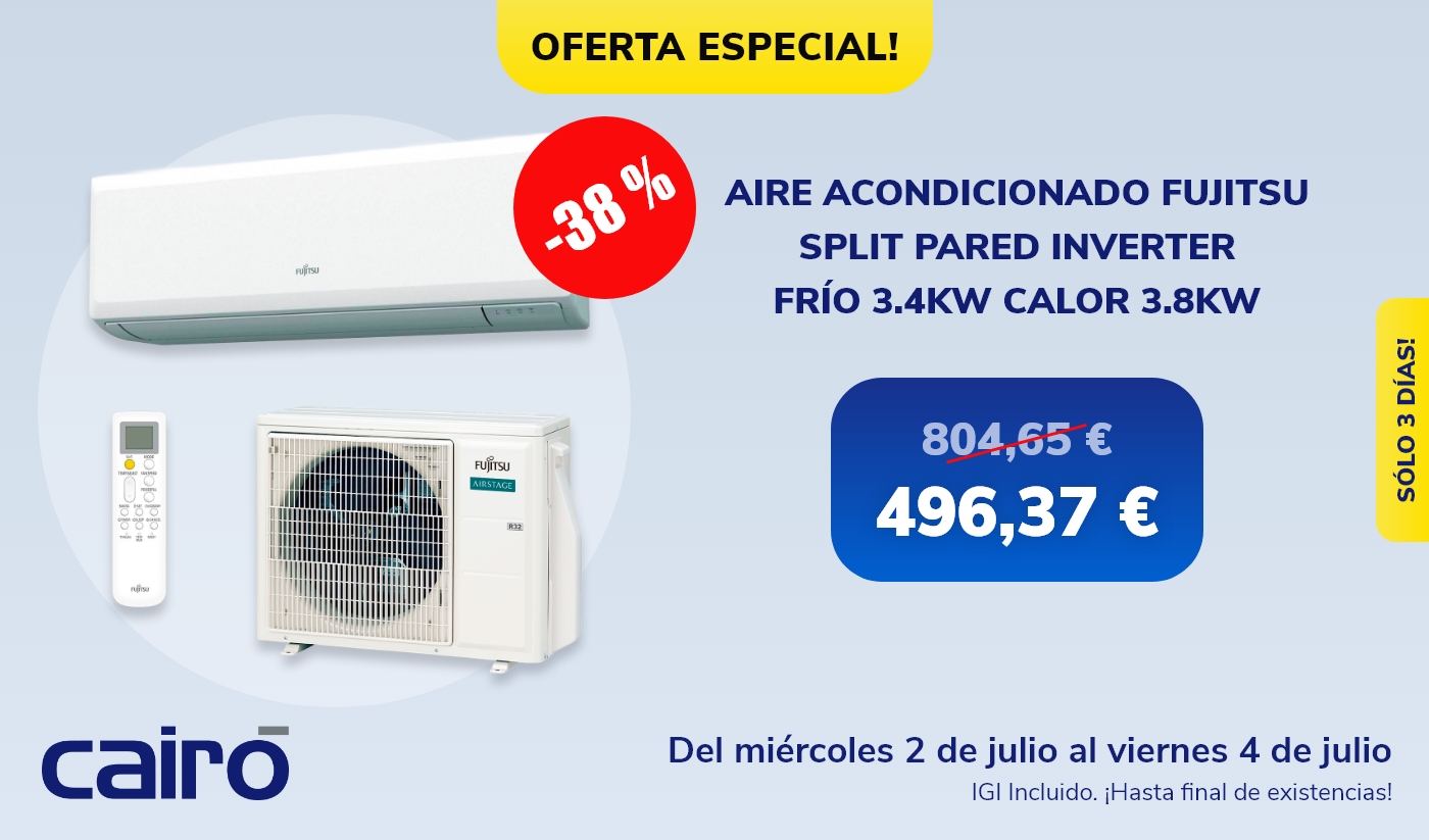 Oferta especial A/C Fujitsu