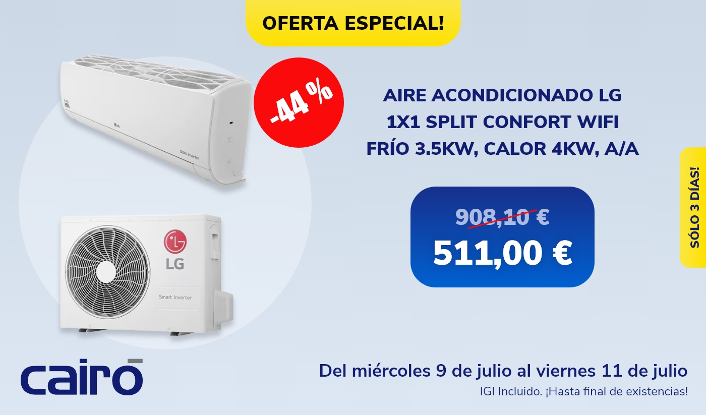Oferta especial Aire Acondicionado LG