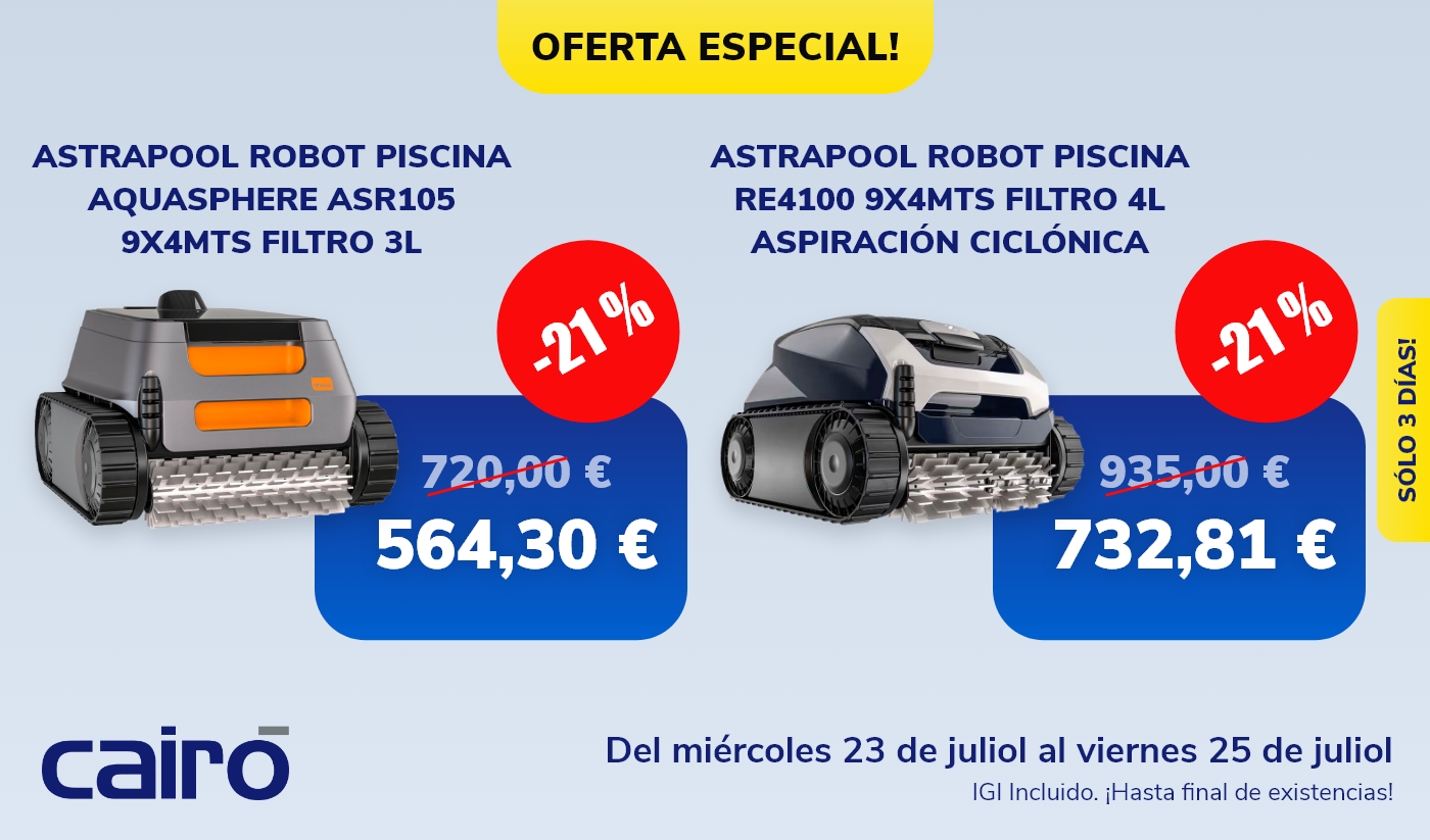Oferta especial: robots limpieza piscina