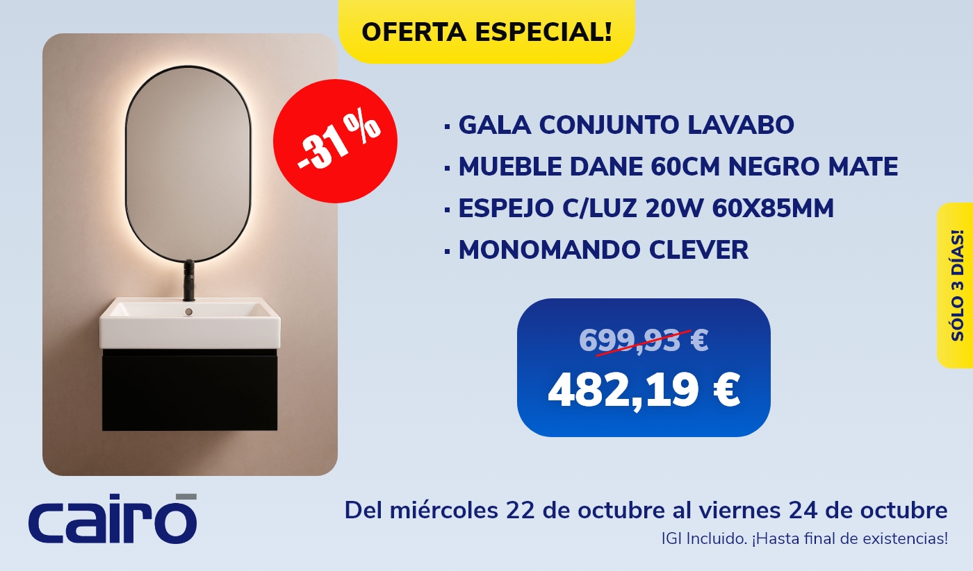 Oferta especial: conjunto baño Gala
