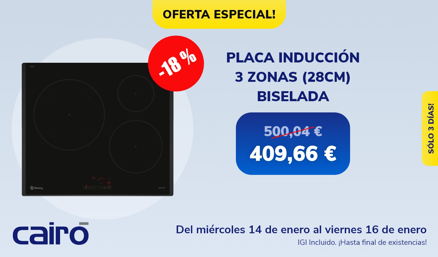 Oferta especial placa inducción Balay