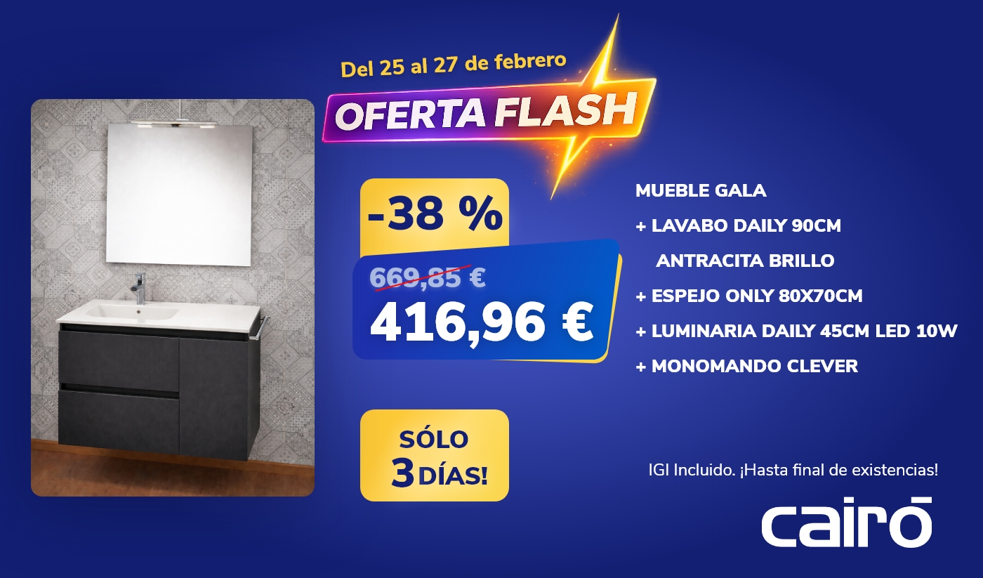 Oferta especial: Conjunto de baño Gala