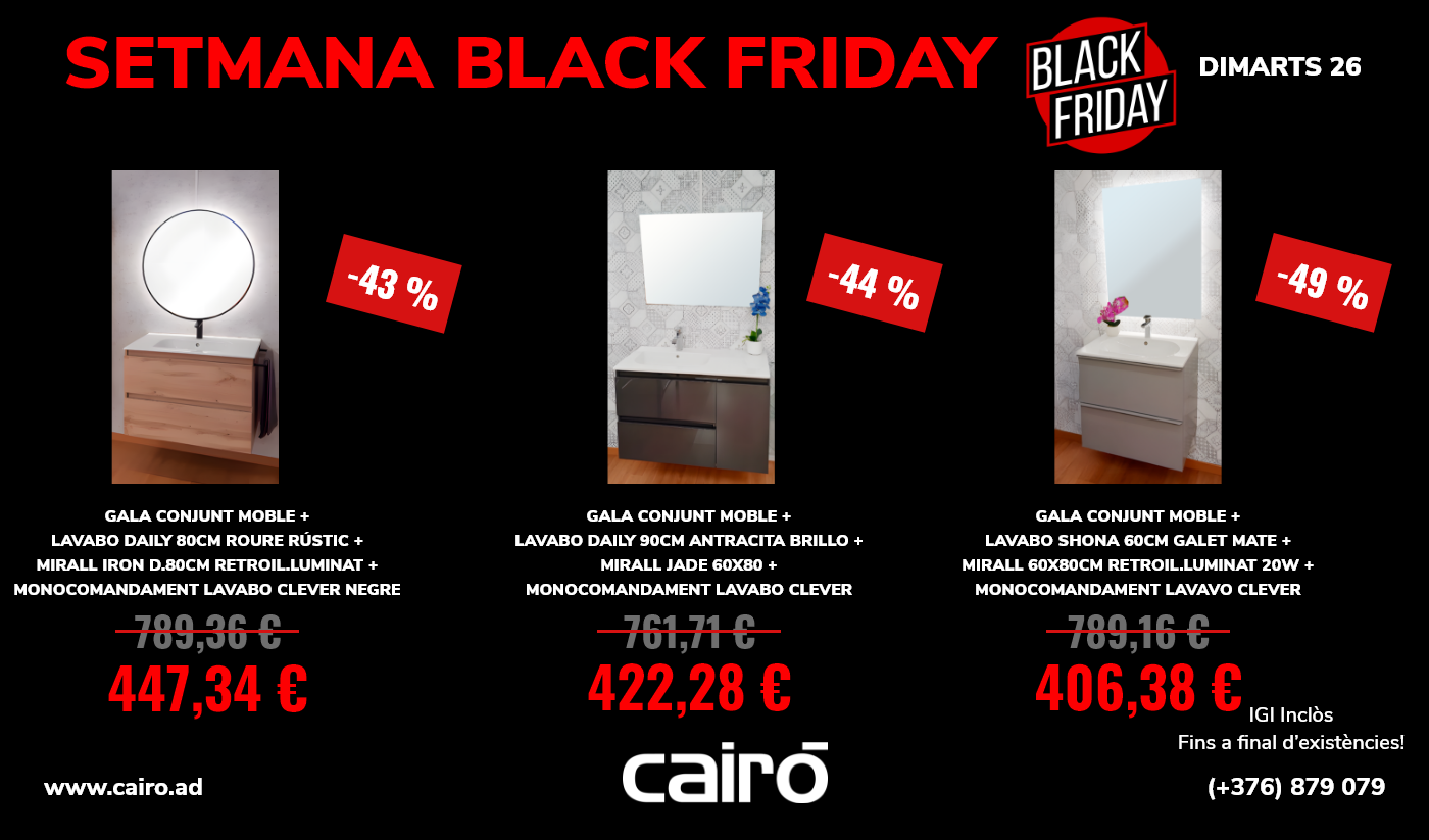 Conjunt de Bany per Black friday