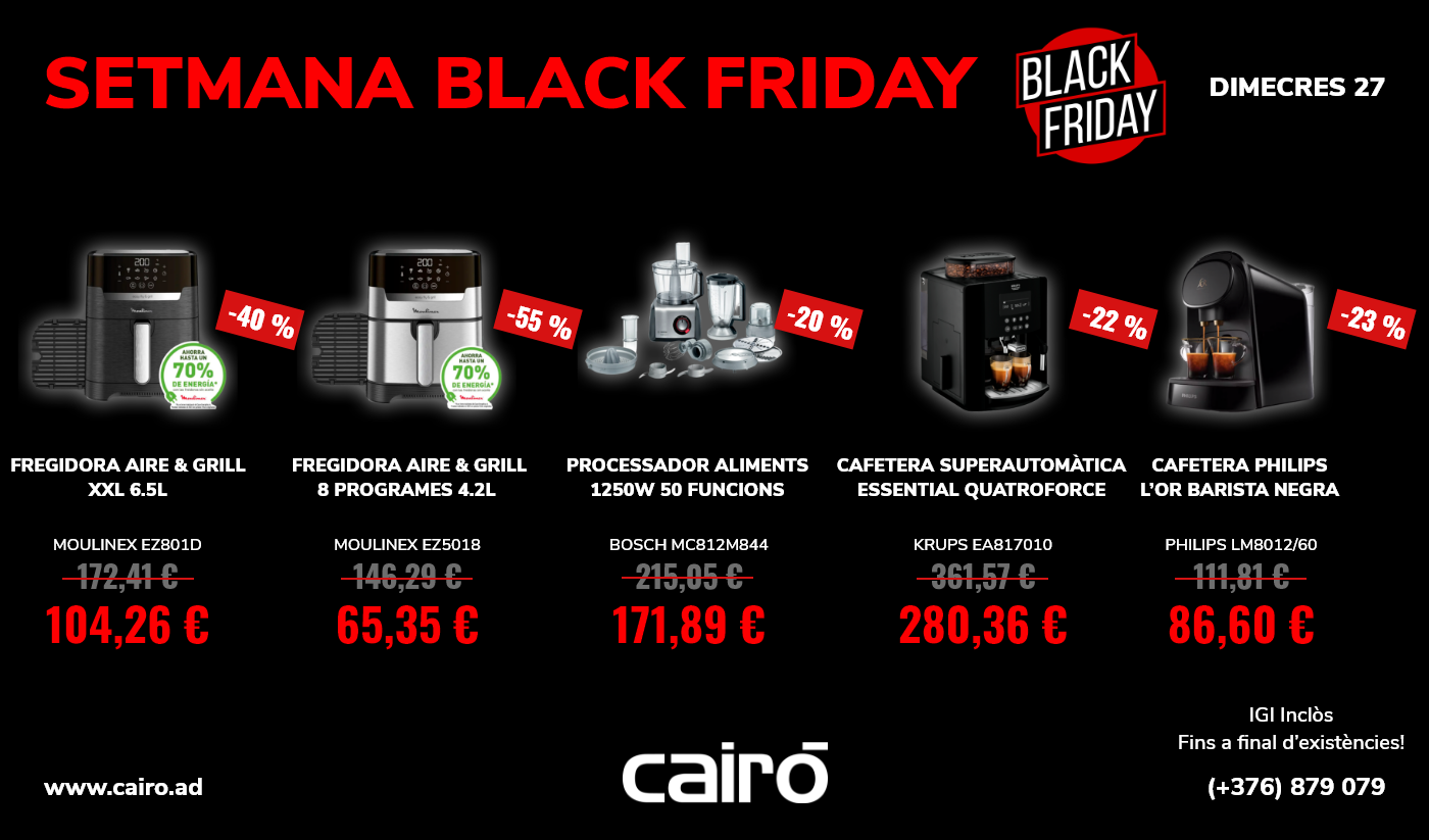 Ofertes Dimecres de Black Friday