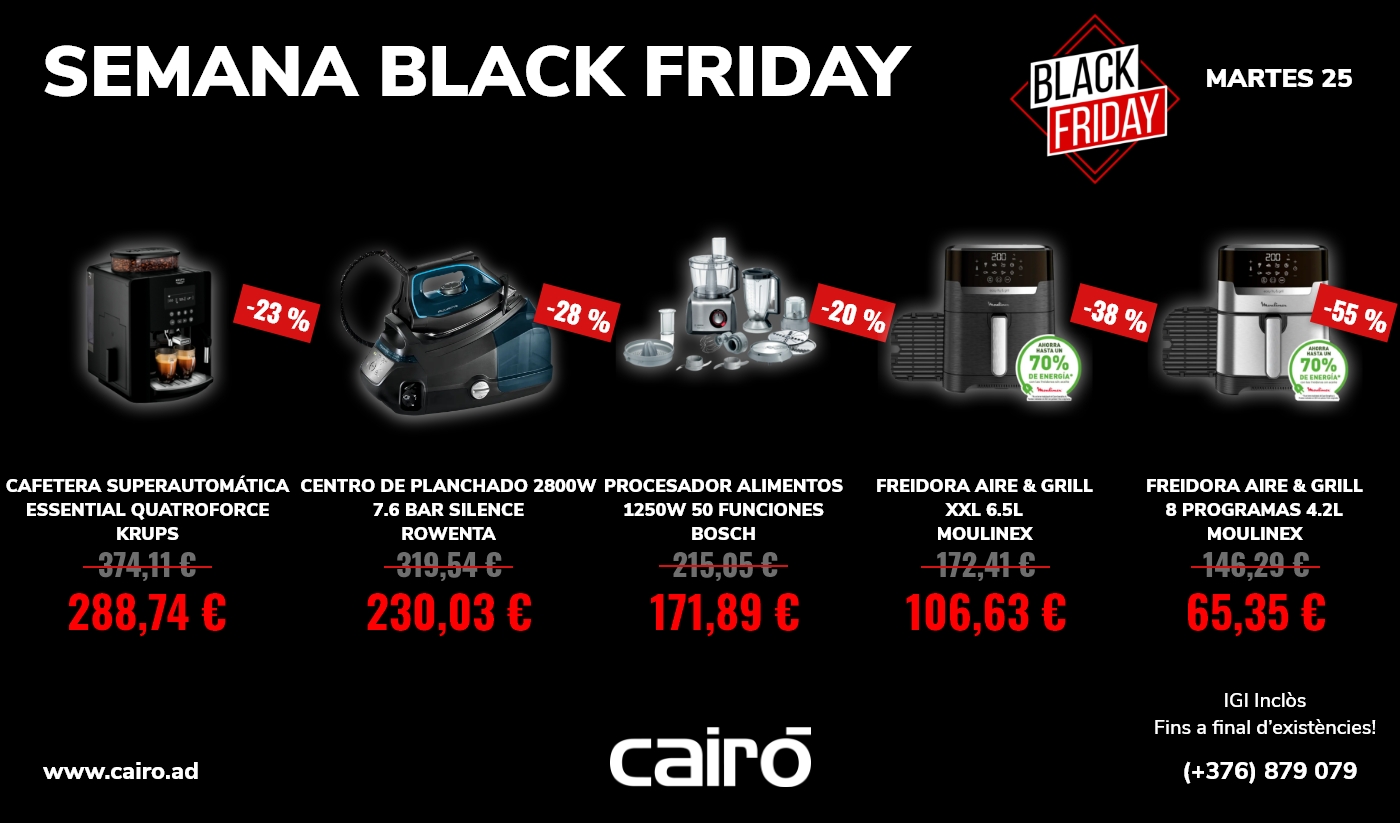 Oferta Black Friday del martes