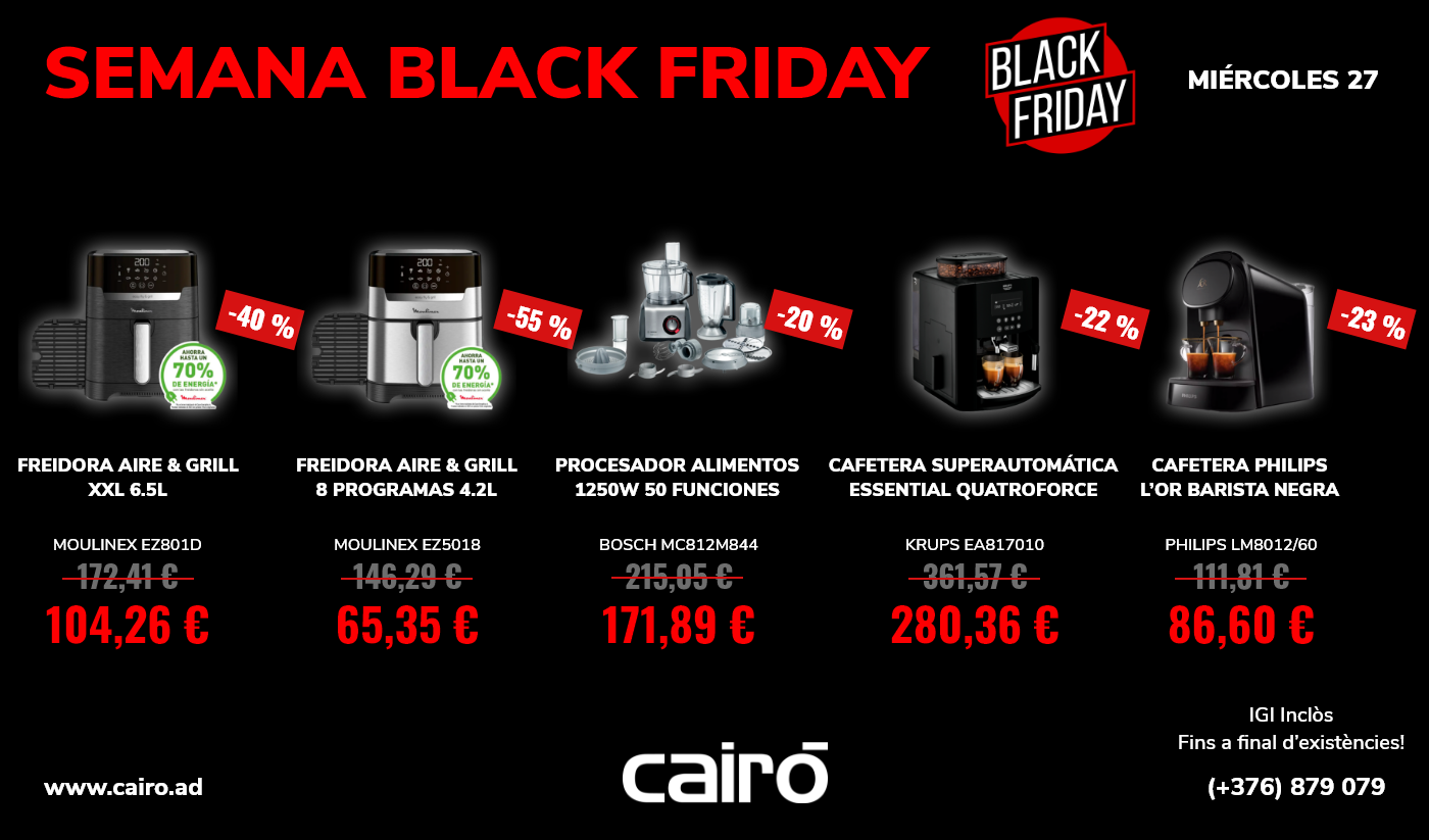 Miercoles de Black Fridayen Cairó. 