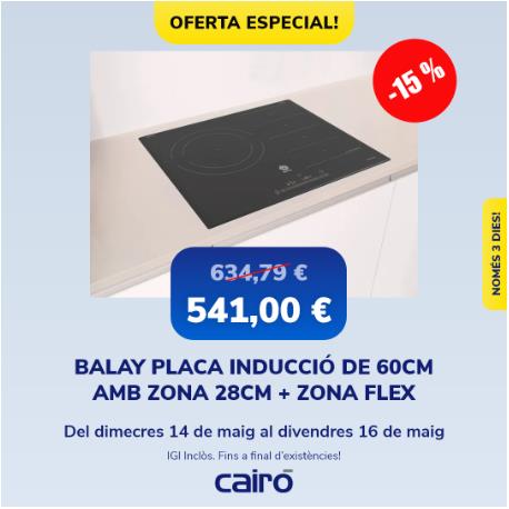 Oferta especial: Una placa de inducción pensada para las cocinas más exigentes