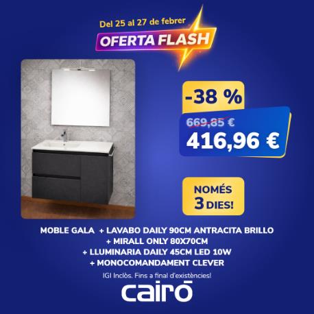 Modernitat i funcionalitat: Renova el teu bany amb el conjunt Gala en oferta exclusiva