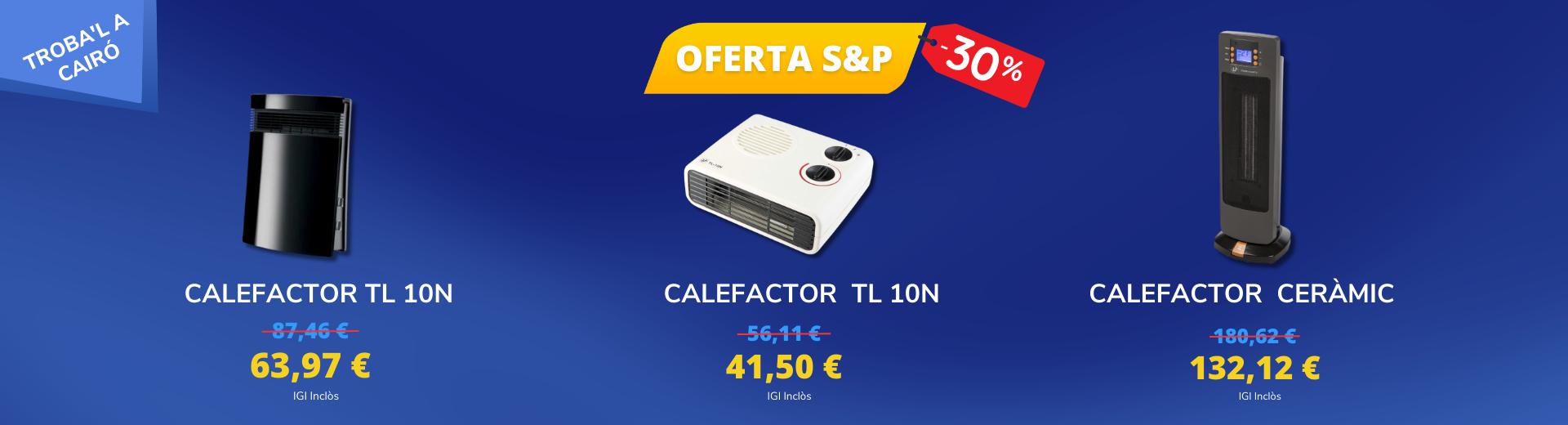 Oferta calefactors SP